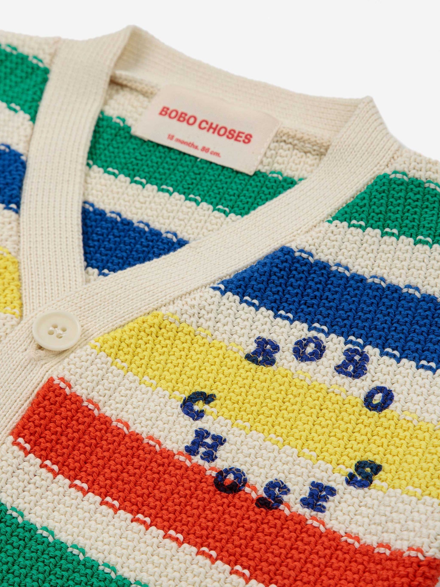 Bobo Choses Multicolor stripes Cardigans