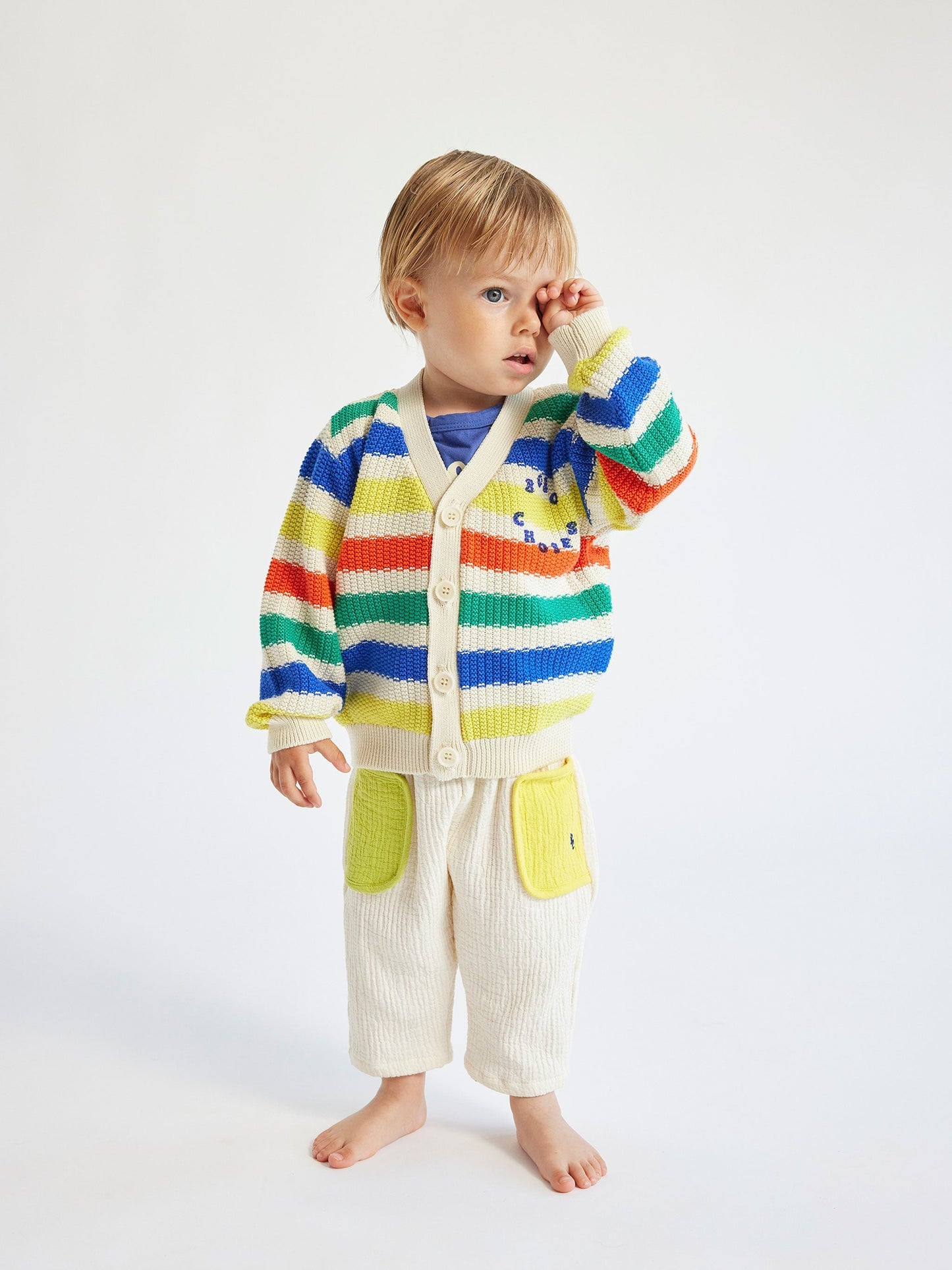 Bobo Choses Multicolor stripes Cardigans