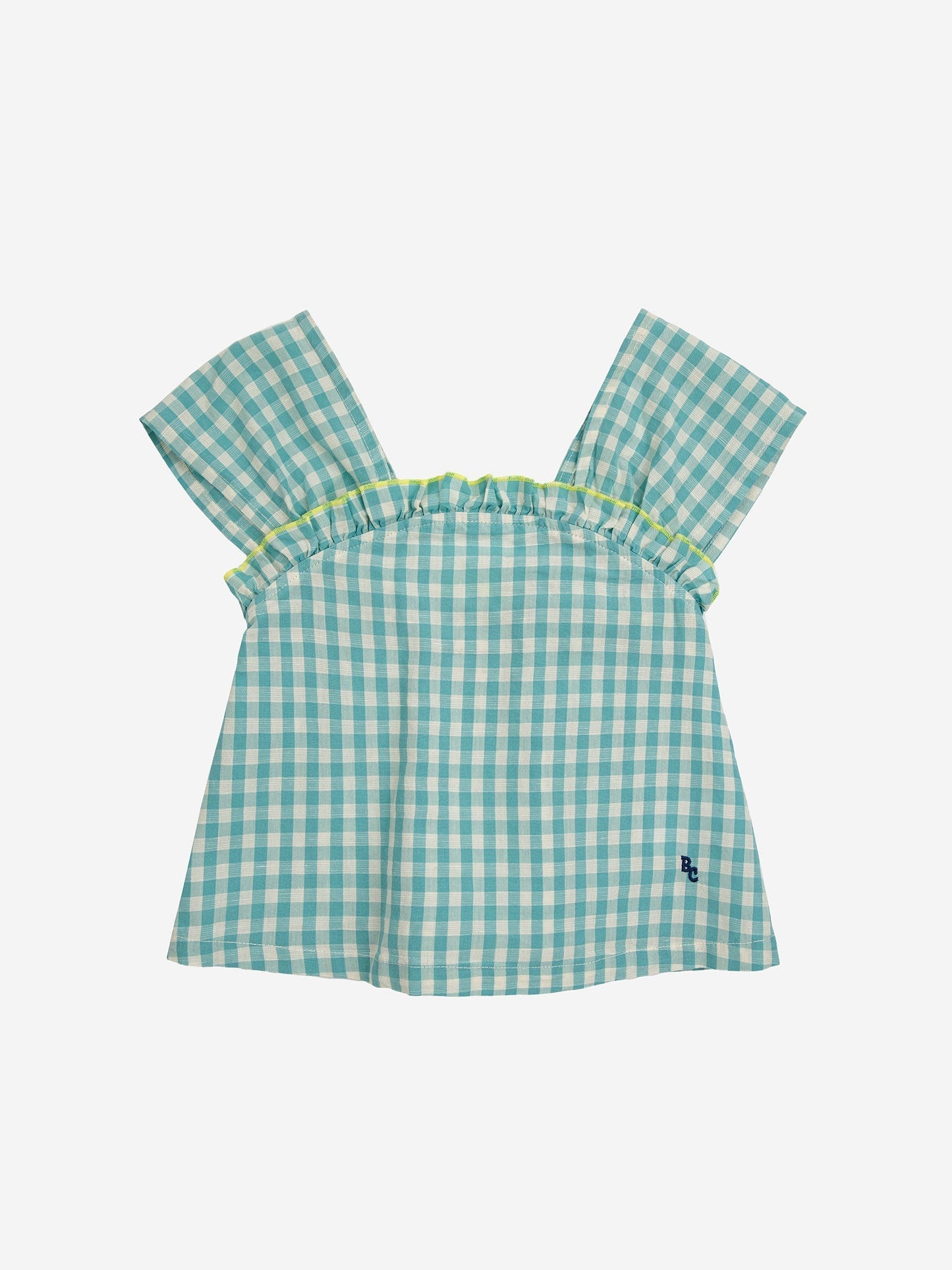 Vichy woven top