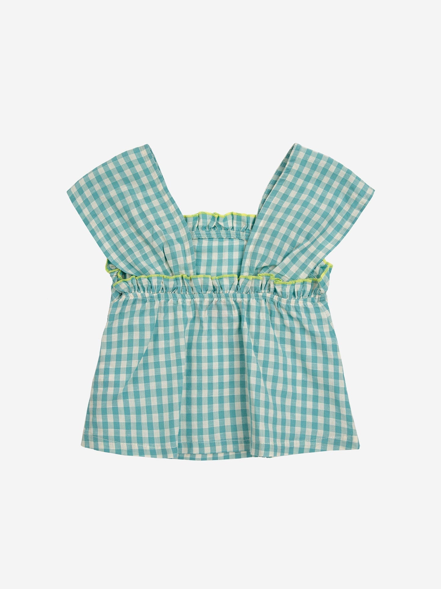 Vichy woven top