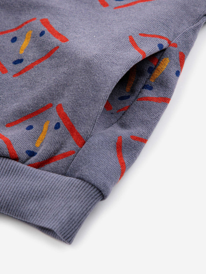 ジップアップパーカー全体にマスク