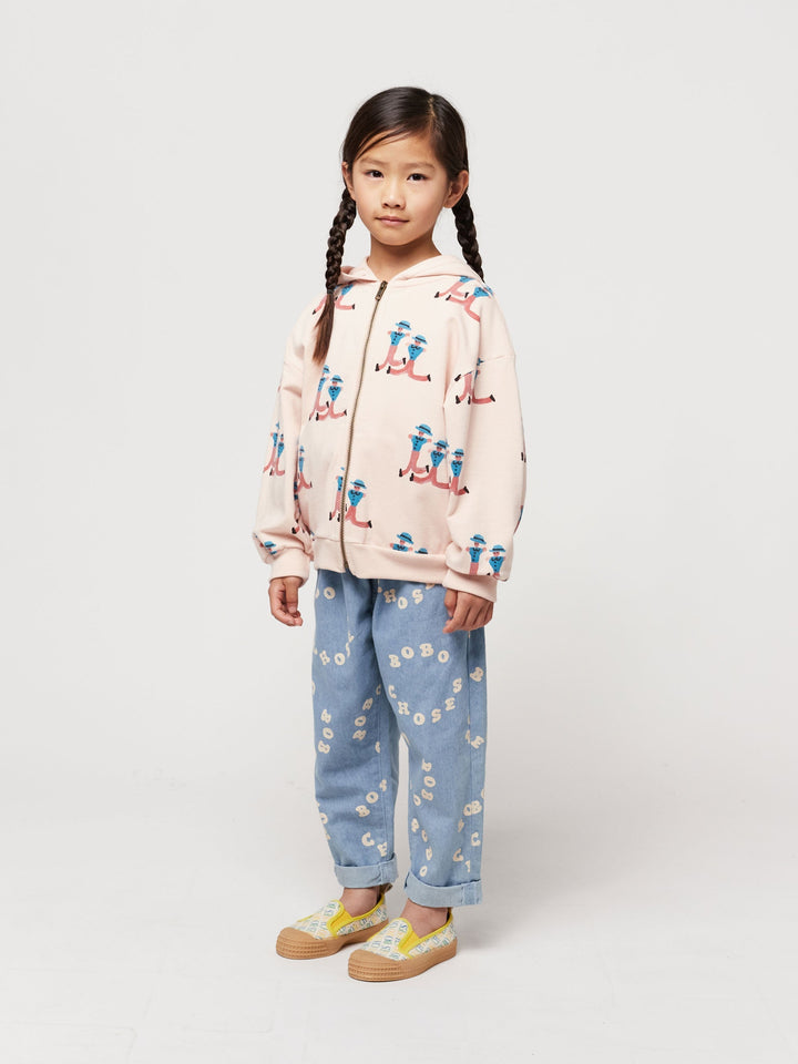 Dancing Giants all over zipped hoodie