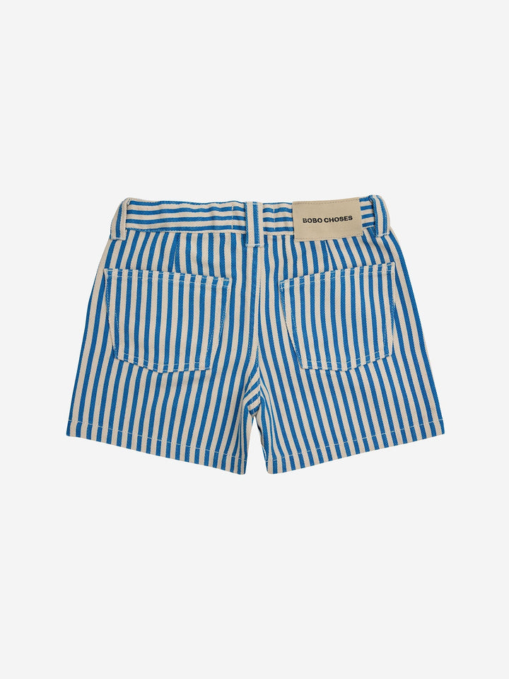 Bobo Choses Circle stripes woven shorts