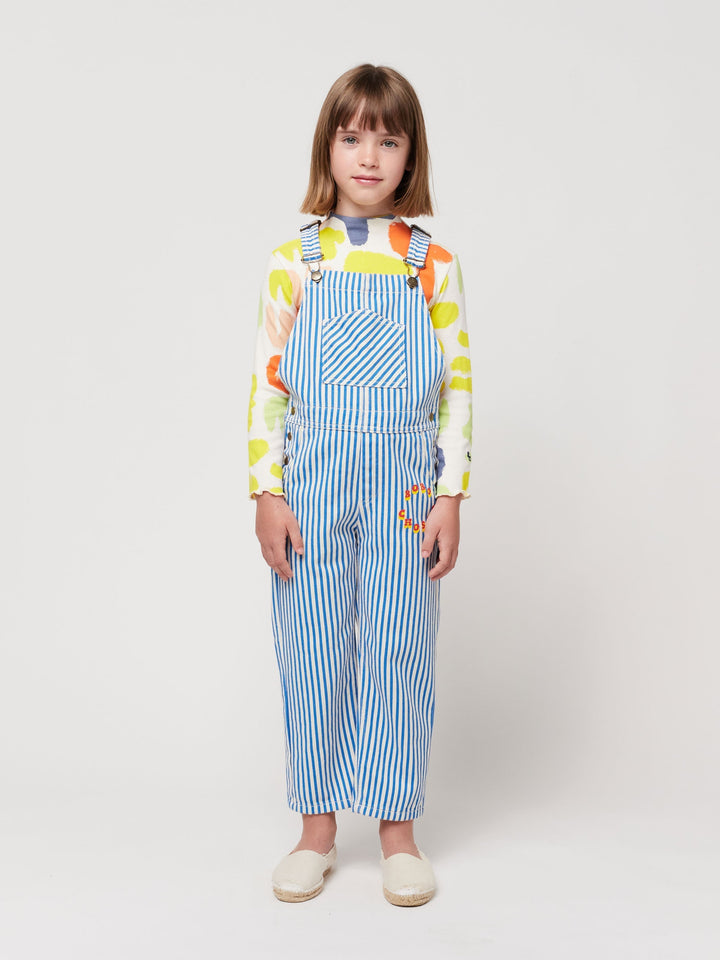 Bobo Choses Circle Stripes overall