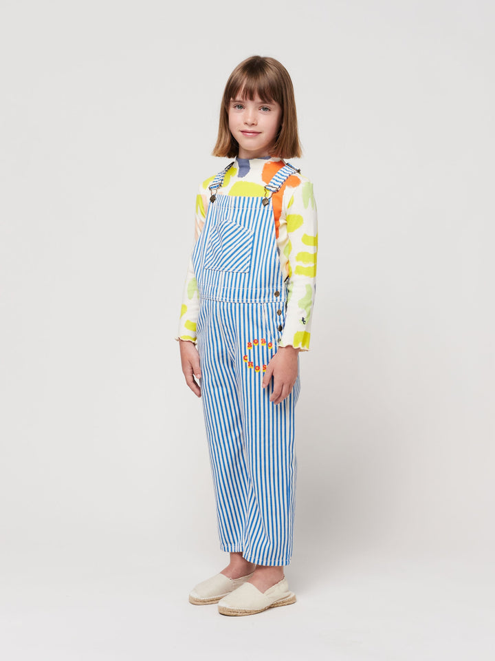 Bobo Choses Circle Stripes overall