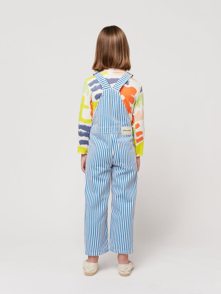 Bobo Choses Circle Stripes overall