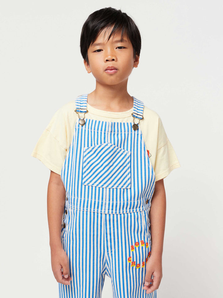Bobo Choses Circle Stripes overall
