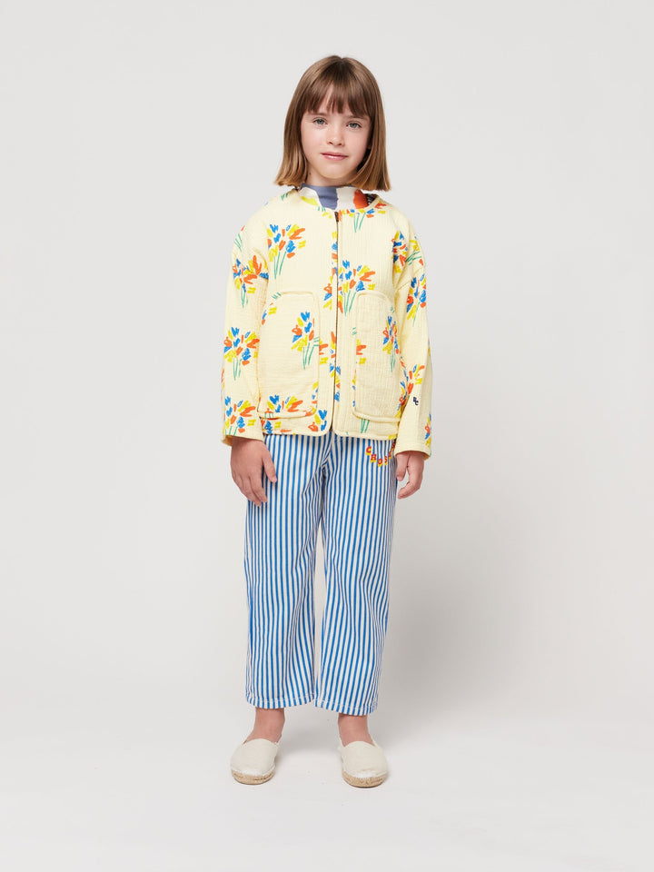 Fireworks all over quilted jacket