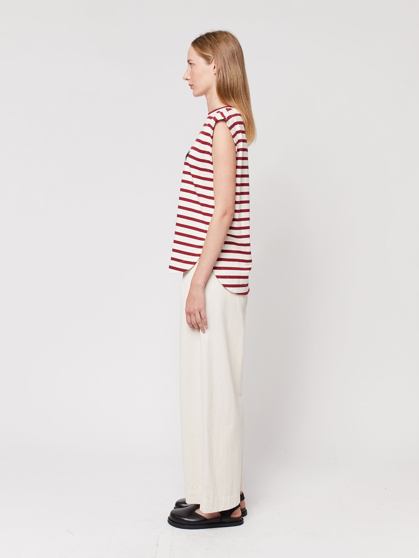 ストライプタンクトップ