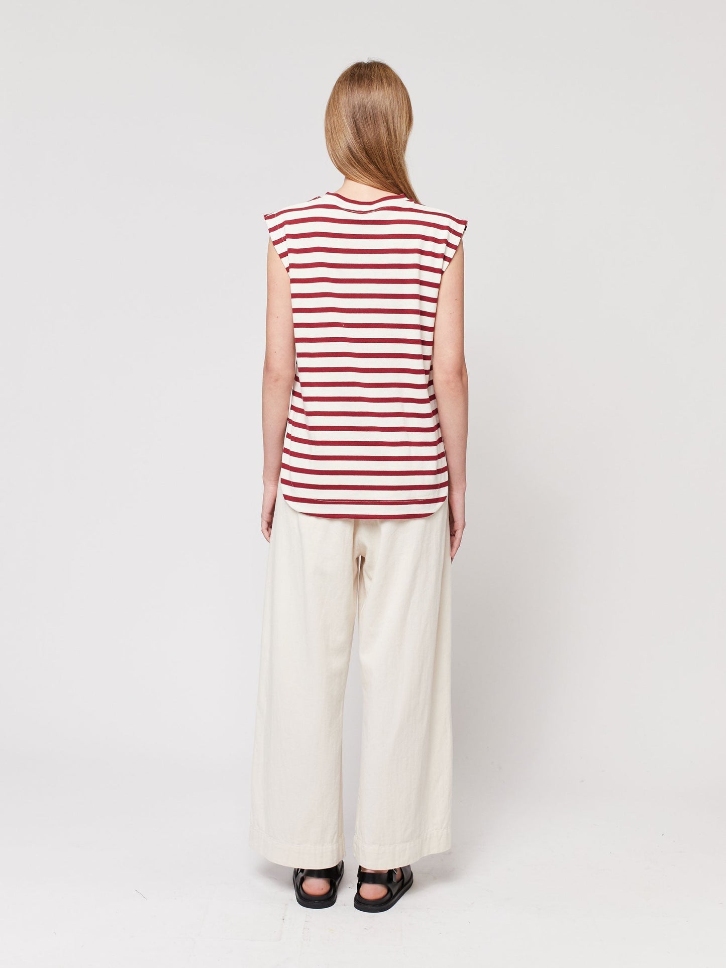 ストライプタンクトップ