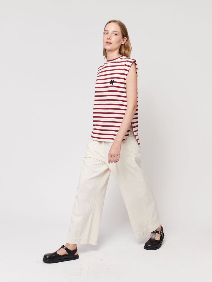 ストライプタンクトップ