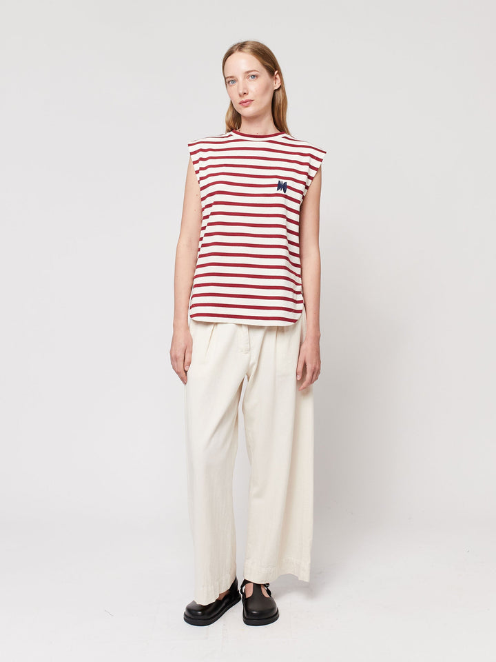 ストライプタンクトップ