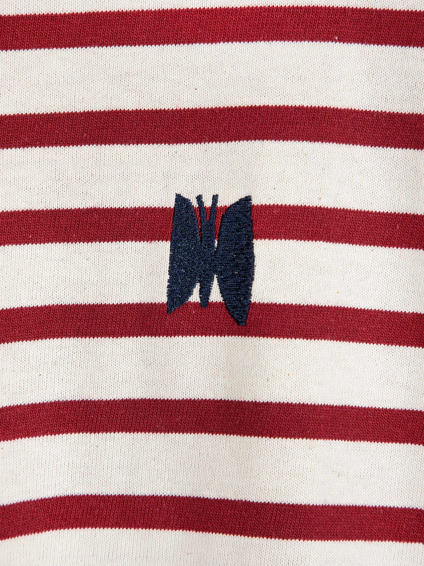 ストライプ柄のゆったり長袖Tシャツ