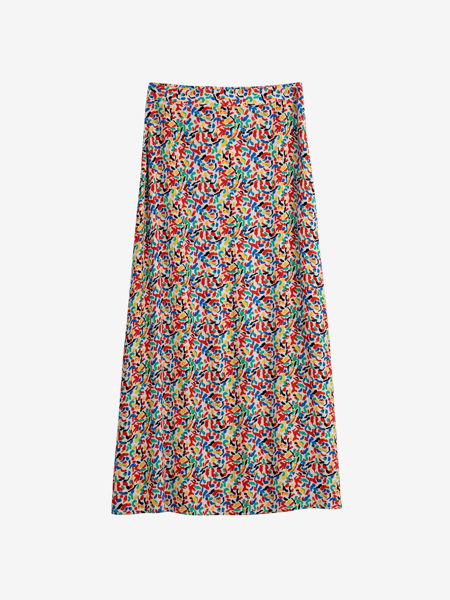 コンフェッティプリントのフレアスカート