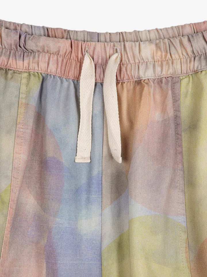 スカイライトプリントコクーンパンツ