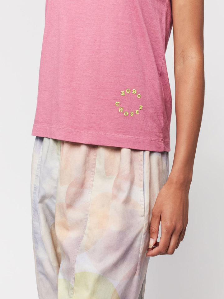 スカイライトプリントコクーンパンツ