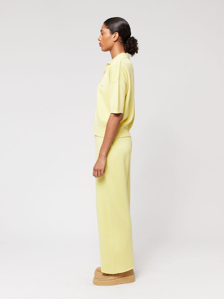 リヨセル混紡ニットポロ