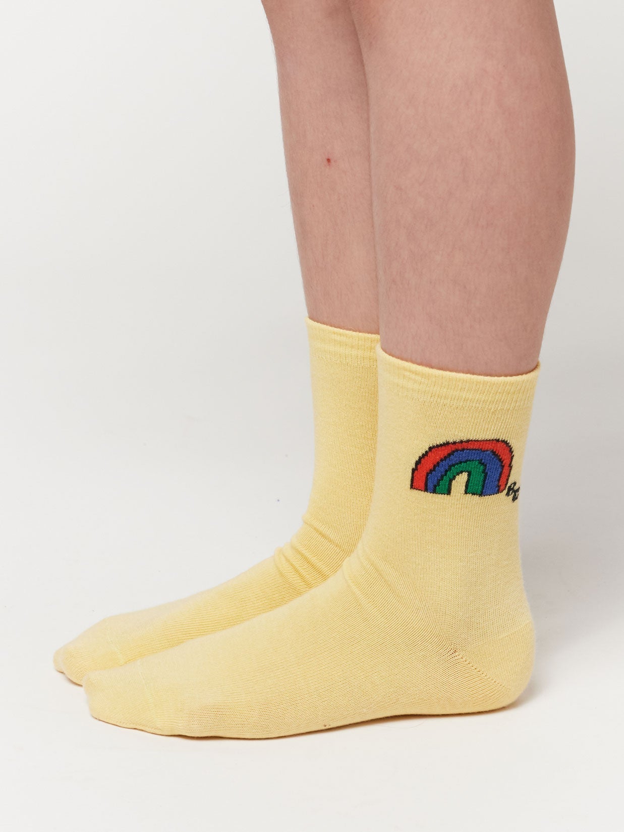 Rainbow & Ribbon Bow All Over short socks pack x 2