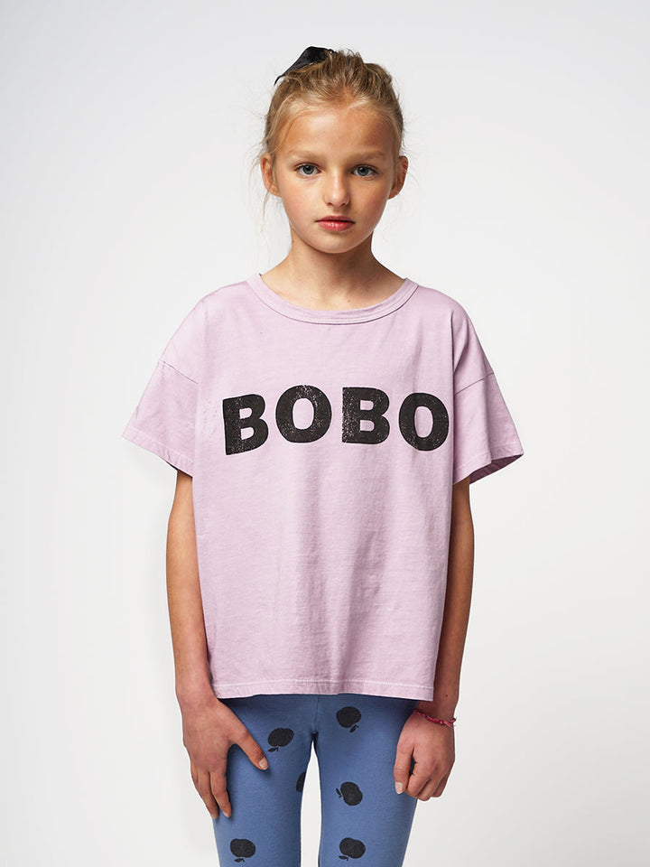 ボボ ラベンダー 半袖Tシャツ